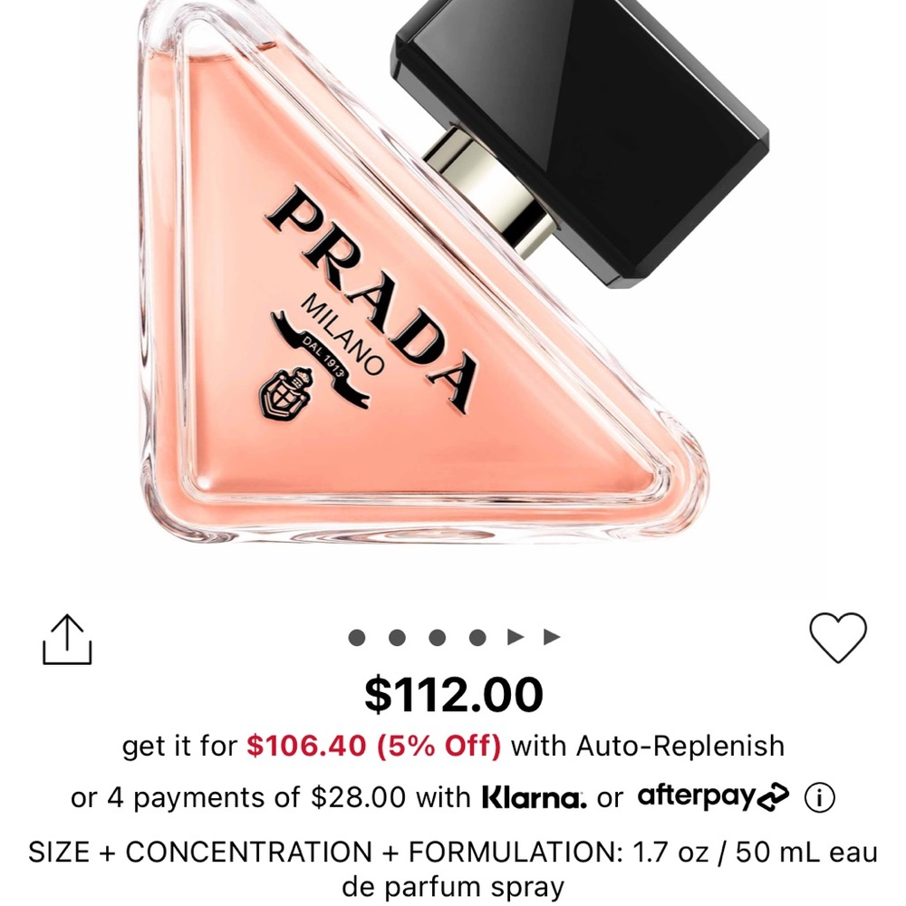 Prada Paradoxe perfume / EDP / eau de parfum 1.6oz(50mL)